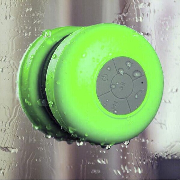 Waterproof Bluetooth Portable Audio System, 6hrs of Playtime, Dedicated Suction Cup