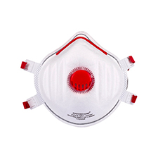 Engångs PM25 Dammmaske CE FFP3 Godkännningsmask med utandningsventil Personlig skyddsutrustning