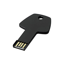 Waterproof Key-shaped USB Drive, Metal Cool Design Stick