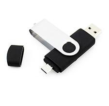 Card Usb Flash Drive - OTG USB flash drive, twist classic model, plug and play – UNI
