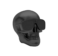 頭蓋骨型デザインのBluetoothスピーカー、高解像度サウンド、ワイヤレススピーカー