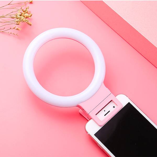 LED Selfie Ring Light Wholesale Beauty Popular Portable Mini LED Selfie Ring Light For Live Broadcast Cell Phone Holder Featured Image