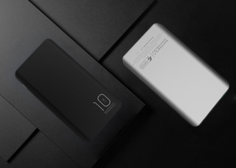 QC3.0 Quick Charge 10000mAh Power Bank/Type-C & Micro-USB Input/Aluminum case Featured Image