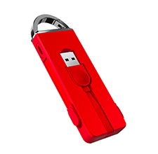 Folding Key chain 3 in 1 usb micro cable