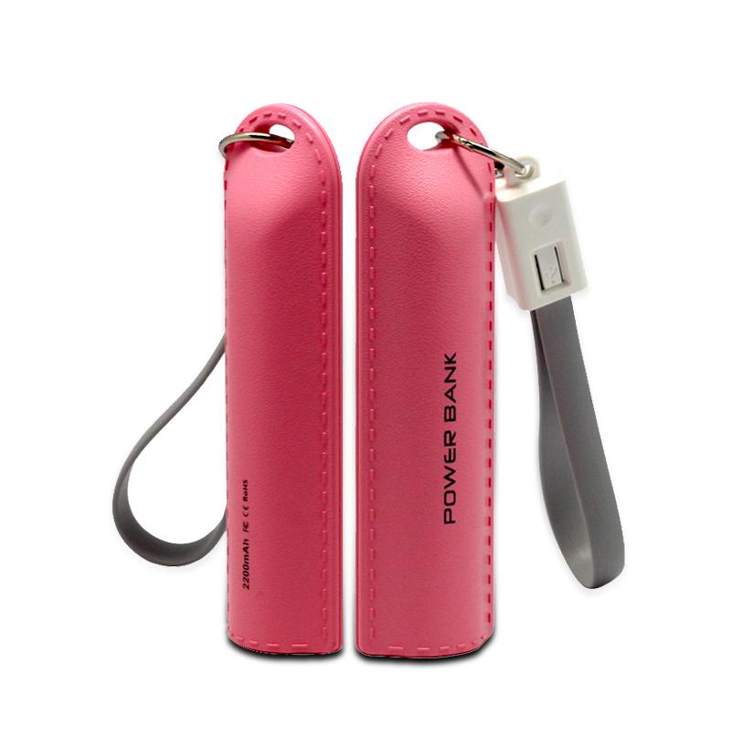 Keychain design Power bank for emergency use
