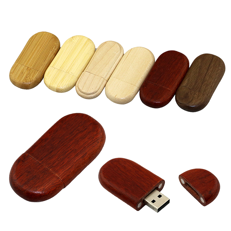 Wooden USB flash drive, Maple/Walnut/Bamboo USB stick, OEM wooden USB, high quality