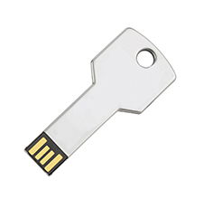 Chiave USB a forma di chiave, multi colore, portatile sottile