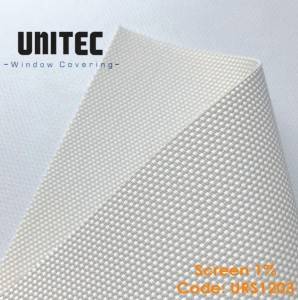 Premium roller sun block blinds URS1200 Series Sunscreen Fabric 1% Openness-UNITEC-China
