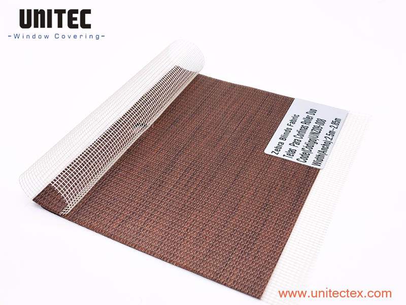 UNITEC UNZ09-08 Material textile coating roller window day night korean zebra blind fabric Featured Image