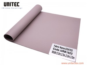 UNITEC 100% Polyester Roller Blinds Fabric Indoor URB1923-17-18-22