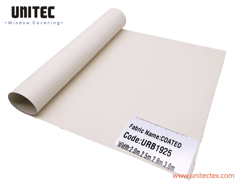 URB19 Series Blackout Roller Blinds Fabric 100% POLYESTER