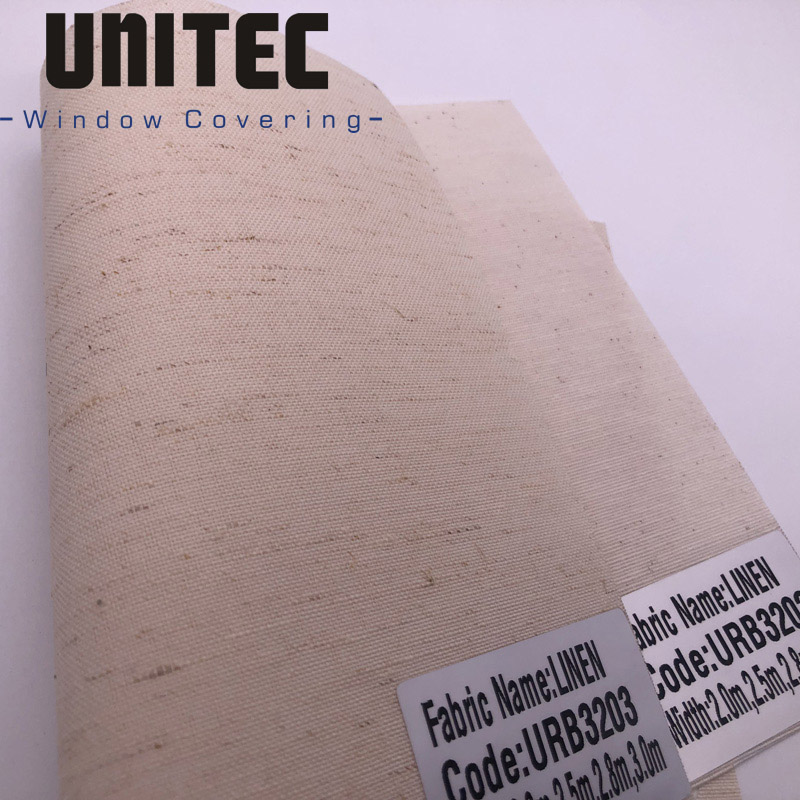 Good Quality Roller Blinds Fabric China - Linen Translucent Fabric – UNITEC