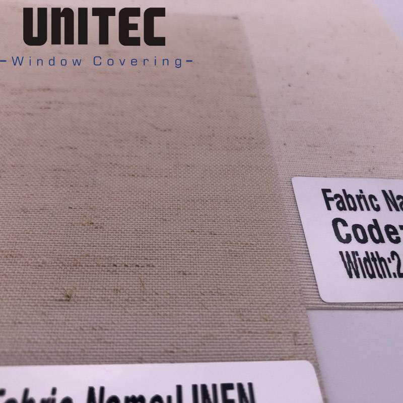 Factory wholesale Office Roller Blinds Fabric - ARGENTINA USED TRANSLUCENT COTTON AND LINEN FABRIC – UNITEC