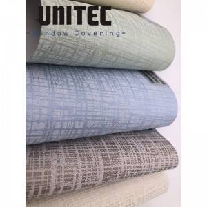 CROSS 100% POLYESTER JACQUARD WITH ACRYLIC FOAM COATING ROLLER BLINDS BLACKOUT FABRIC