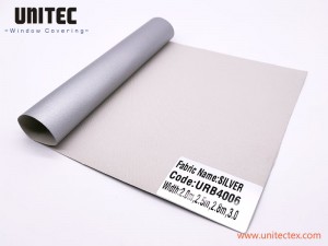 Sydney City 100% Polyester Sliver / Aluminum Back Coated Fabric URB 4001-06-11 SERIES