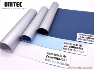 URB4001-100% Polyester 100% Free of PVC, Formaldehyde Roller Shades and roller blinds