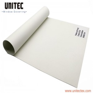 China Manufacture Cheap Price New T-PVC Blackout Roller Blinds Fabric with Butter Color