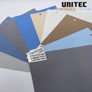 High quality 100%”BAY’Polyester yarn dyed-Roller Blinds Fabric: URB6001 -6006