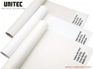 UNITEC URB5704 fabric vertical blinds for windows PVC fiberglass blackout roller blind fabric