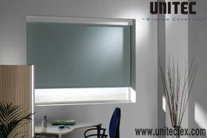 factory Outlets for Roller Blinds Fabric Blackout -  PVC Fireproof blackout roller blinds  – UNITEC