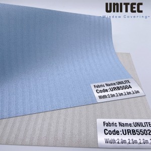 Color jacquard blackout roller blinds fabric URB5503