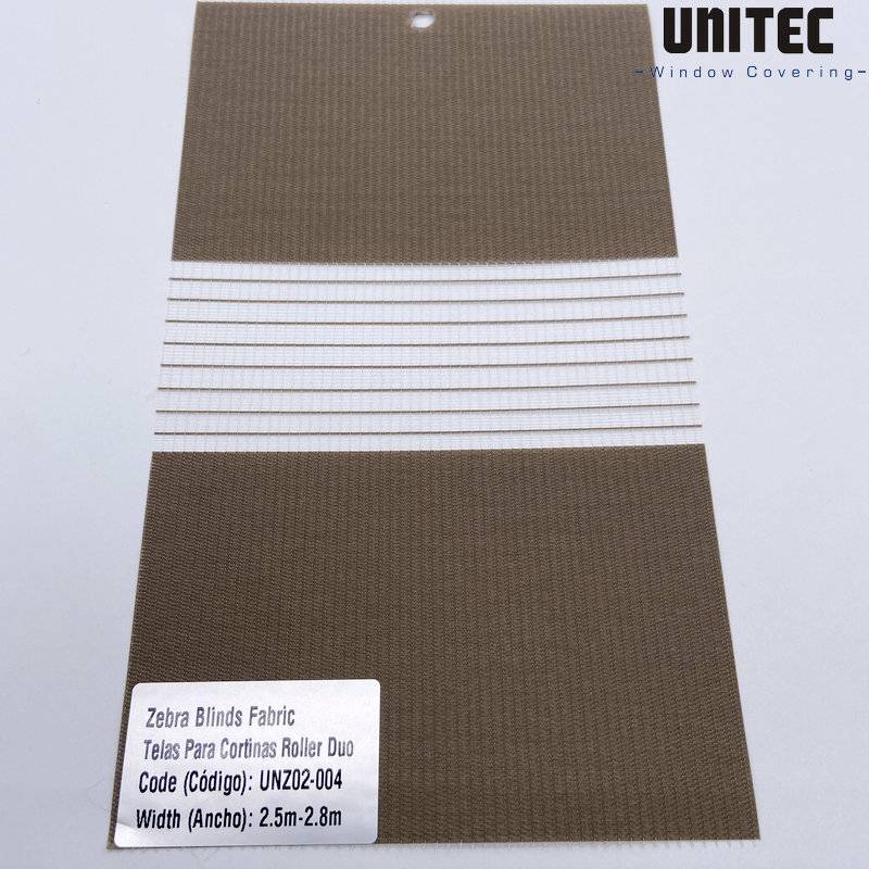 Special Price for India White Roller Blinds Fabric - UNITEC’s most cost-effective zebra roller blinds UNZ02 – UNITEC