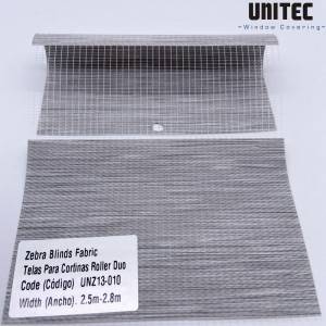 High-quality polyester transparent zebra roller blind UNZ13