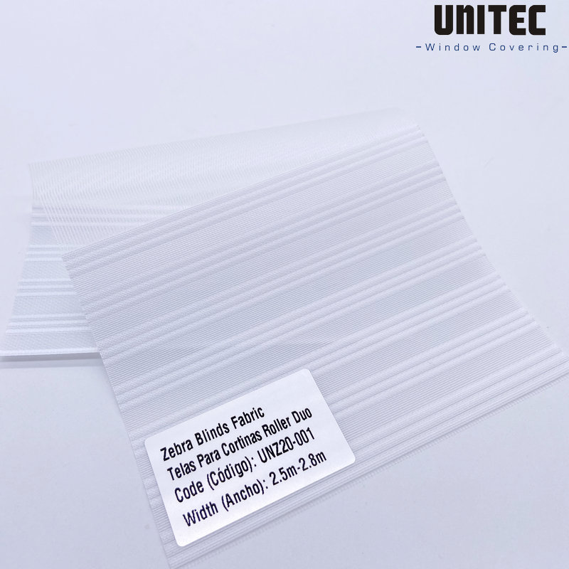 Great room window treatments zebra roller blind UNZ20 series-UNITEC-China Featured Image