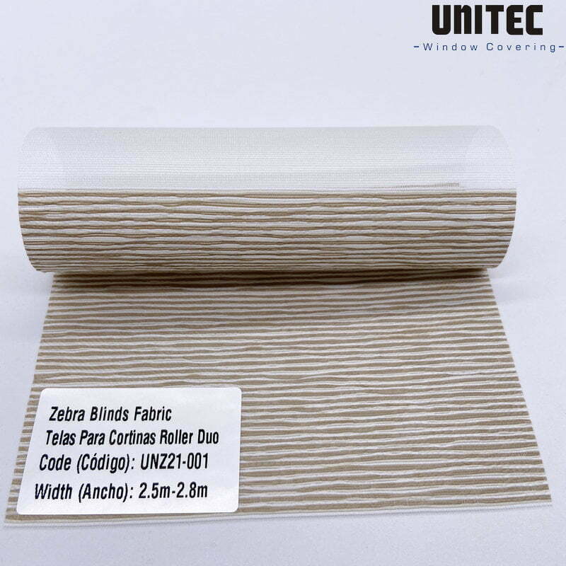 Zebra blinds Translucent 100% Polyester of UNITEC-UNZ21-001 Featured Image
