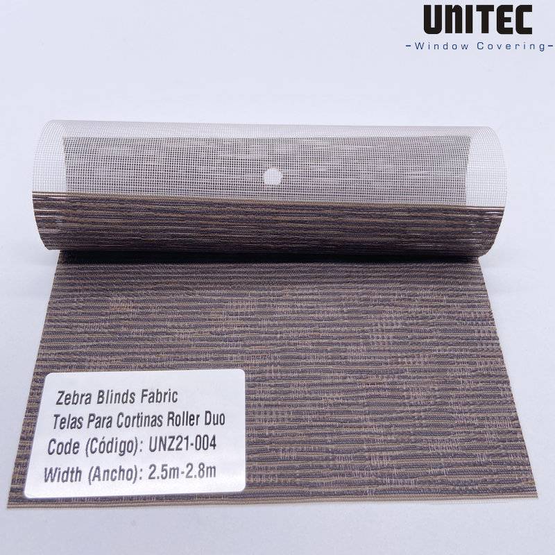 Factory wholesale Zebra Blinds Fabric - New Jacquard zebra roller blind UNZ21 series – UNITEC