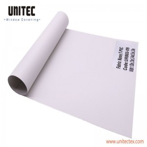 PVC Vinyl Blackout Fabric for Indoor Roller Blinds With Cream Color T-PVC URB03-09