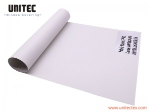 UNITEC URB03-07 Persianas manuales opacas Cortina Fibra de vidrio PVC 100% Tela para cortinas opacas