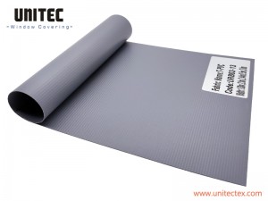 UNITEC URB03-13 tela impermeable de fibra de vidrio opaca para persiana de cortina de ventana enrollable