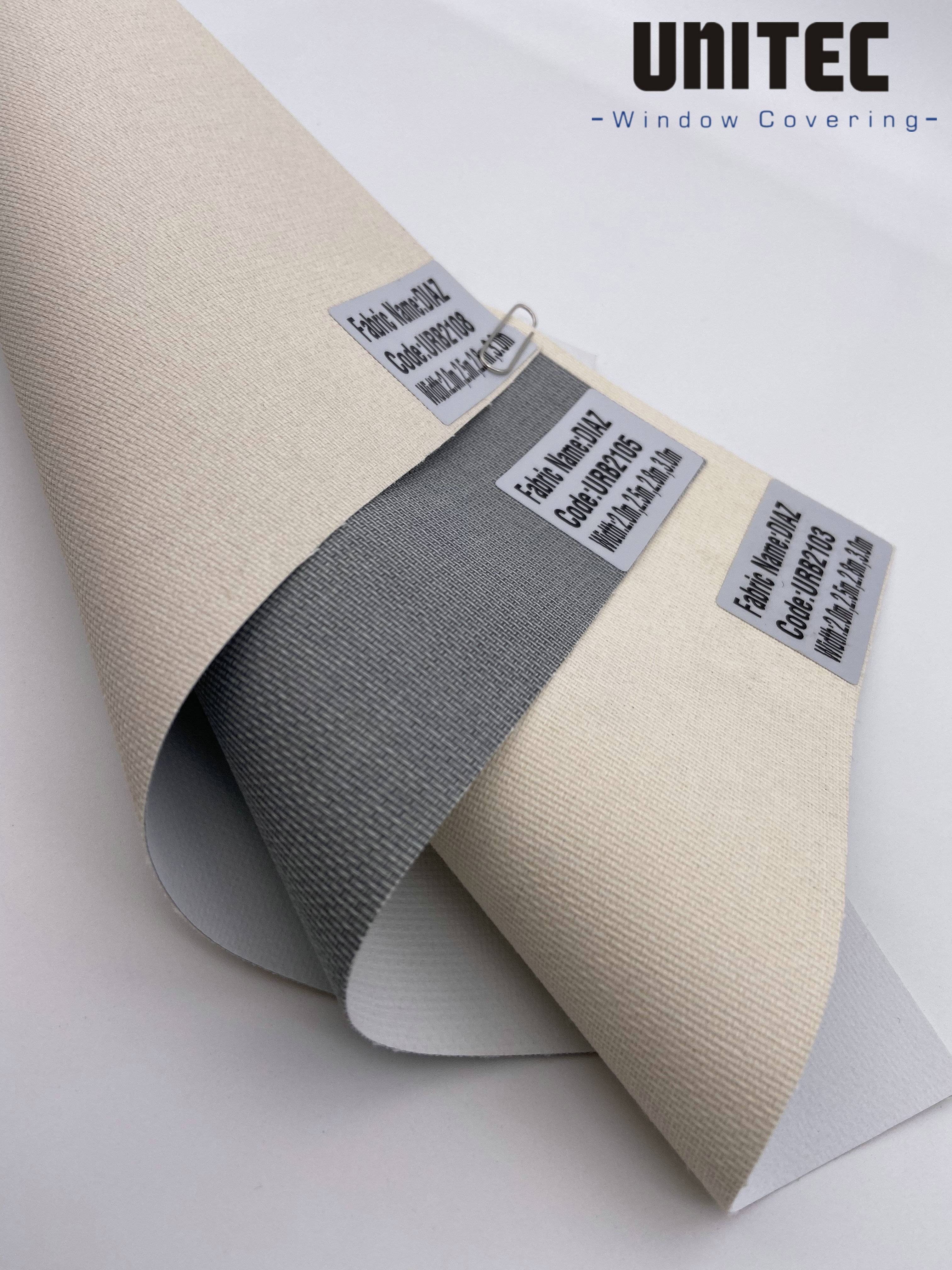 URB2108 Beige Plantation Shutters UNITEC Manufacturer Roller Blinds Fabric Featured Image