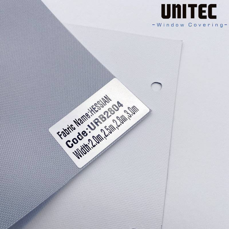 UNITEC URB2804 Graber Blinds HESSIAN Polyester Panel Window Blinds Featured Image
