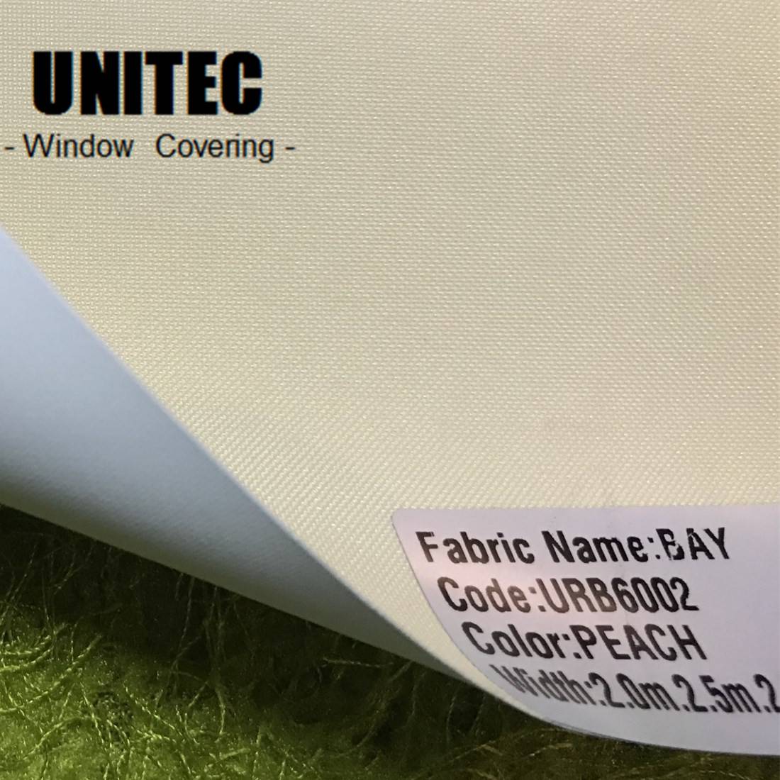 Blinds of Sale America 100% Polyester Roller Blackout UNITEC URB6002 PEACH Featured Image