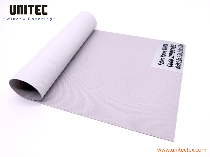 UNITEC URB8102 100% Polyester with Acrylic Coating Blackout Roller Blind Fabrics Featured Image