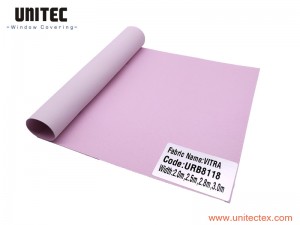 UNITEC URB8118 Chinese wholesale smart home electric window 100% polyester roller blind fabric