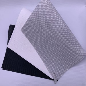 Cheap Price White Color 5% Sunscreen Shade Fabric with Fire Retardant Function