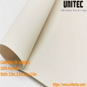 100% Polyester Translucent Roller Shade Blinds Fabric URB61