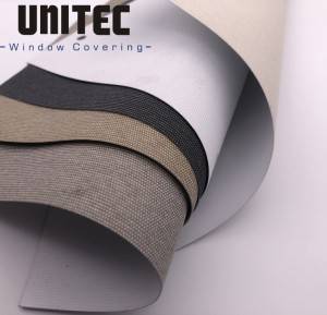 Single-sided foam shading coating roller blind fabric URB62