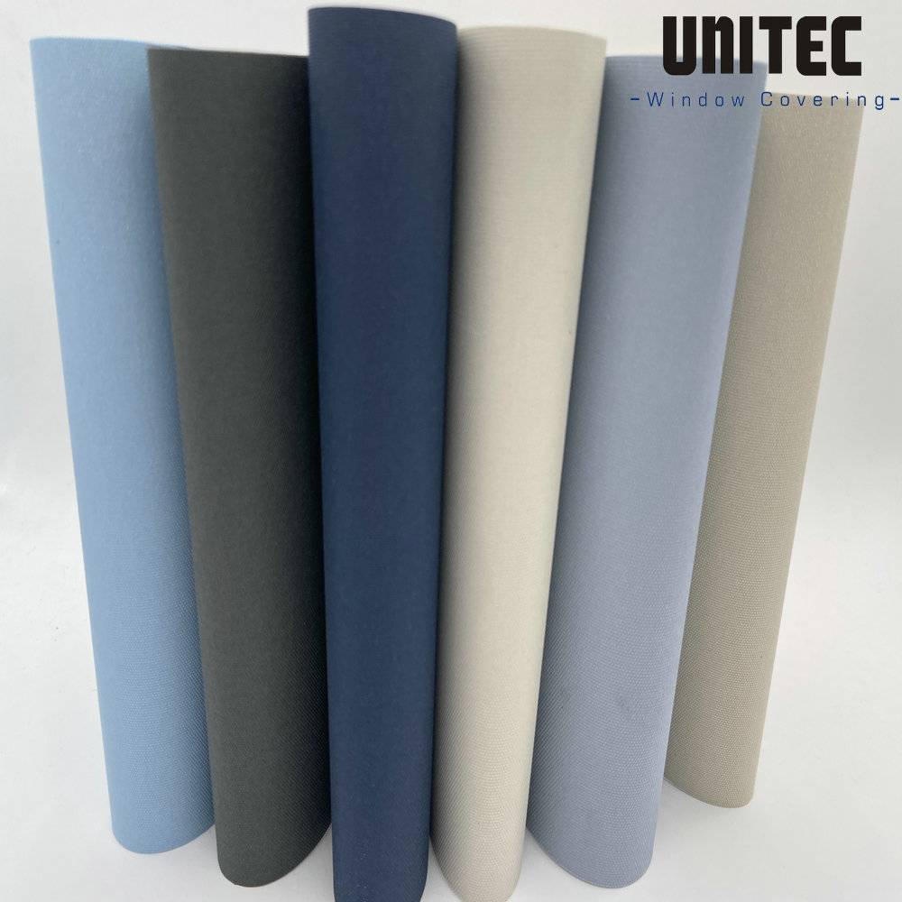 SILVER COATING PERFECT DESIGN POLYESTER ROLLER BLINDS BLACKOUT FABRIC