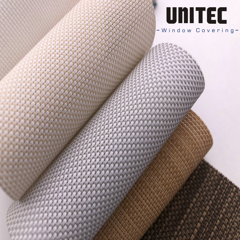 Factory Supply India Modern Sunscreen Fabric - 5% opening rate sunscreen roller blind PVC – UNITEC