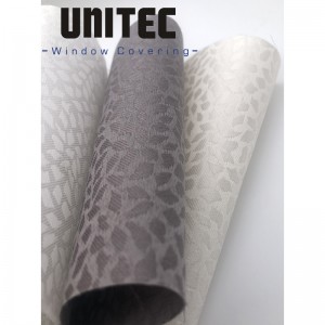 Diseño de la moda: tela de apagón en tejido jacquard de poliéster 100% UX-004