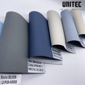 Hot Sale Roller Blinds 100% Polyester blackout Roller Blinds Fabric: URB4001-4006
