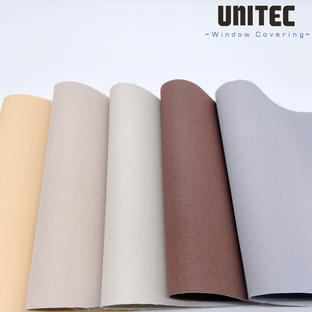 Strong polyester blackout roller blinds fabric URB70 Featured Image