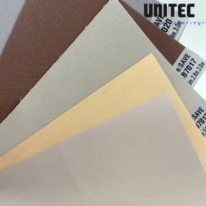 Strong polyester blackout roller blinds fabric URB70