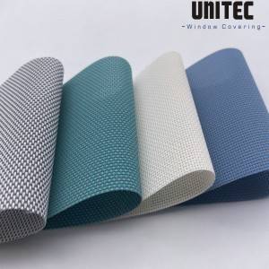 FIBERGLASS AND PVC SUNSCREEN FABRIC WITHOUT POLYESTER URFS300 SERIES