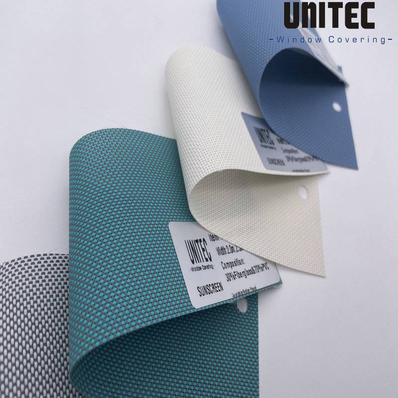 Massive Selection for Peru Modern Sunscreen Fabric - PVC sunscreen roller blind fabric 5% light transmission URFS307 – UNITEC