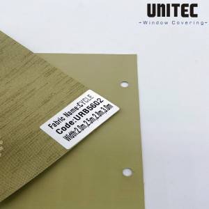 Jacquard roller blind Flower pattern fabric URB56